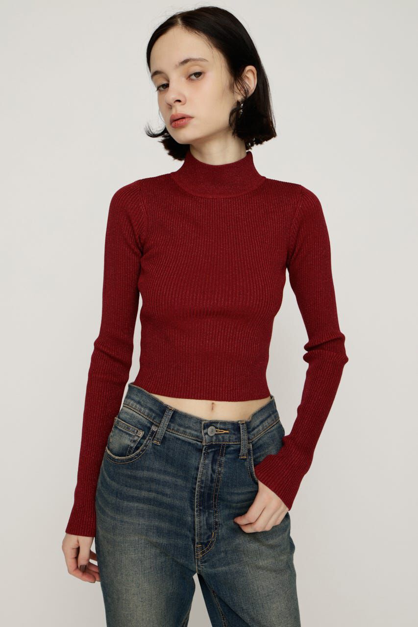 SLY「GLITTER COMPACT トップス」|ニット・セーター|