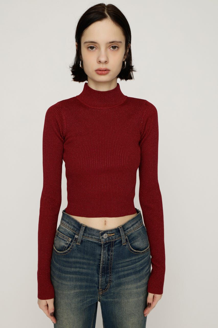 SLY「GLITTER COMPACT トップス」|ニット・セーター|