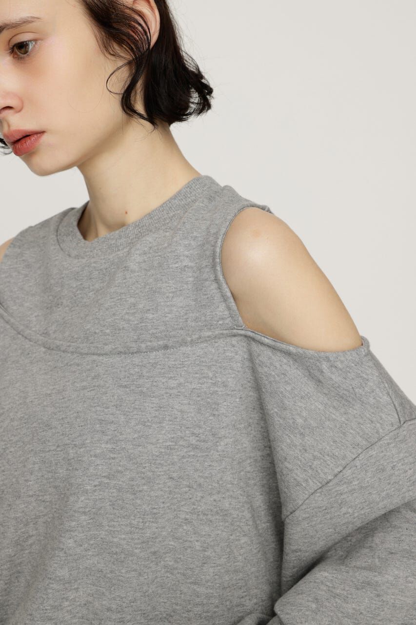SLY「OPEN SHOULDER SW トップス」|パーカー|