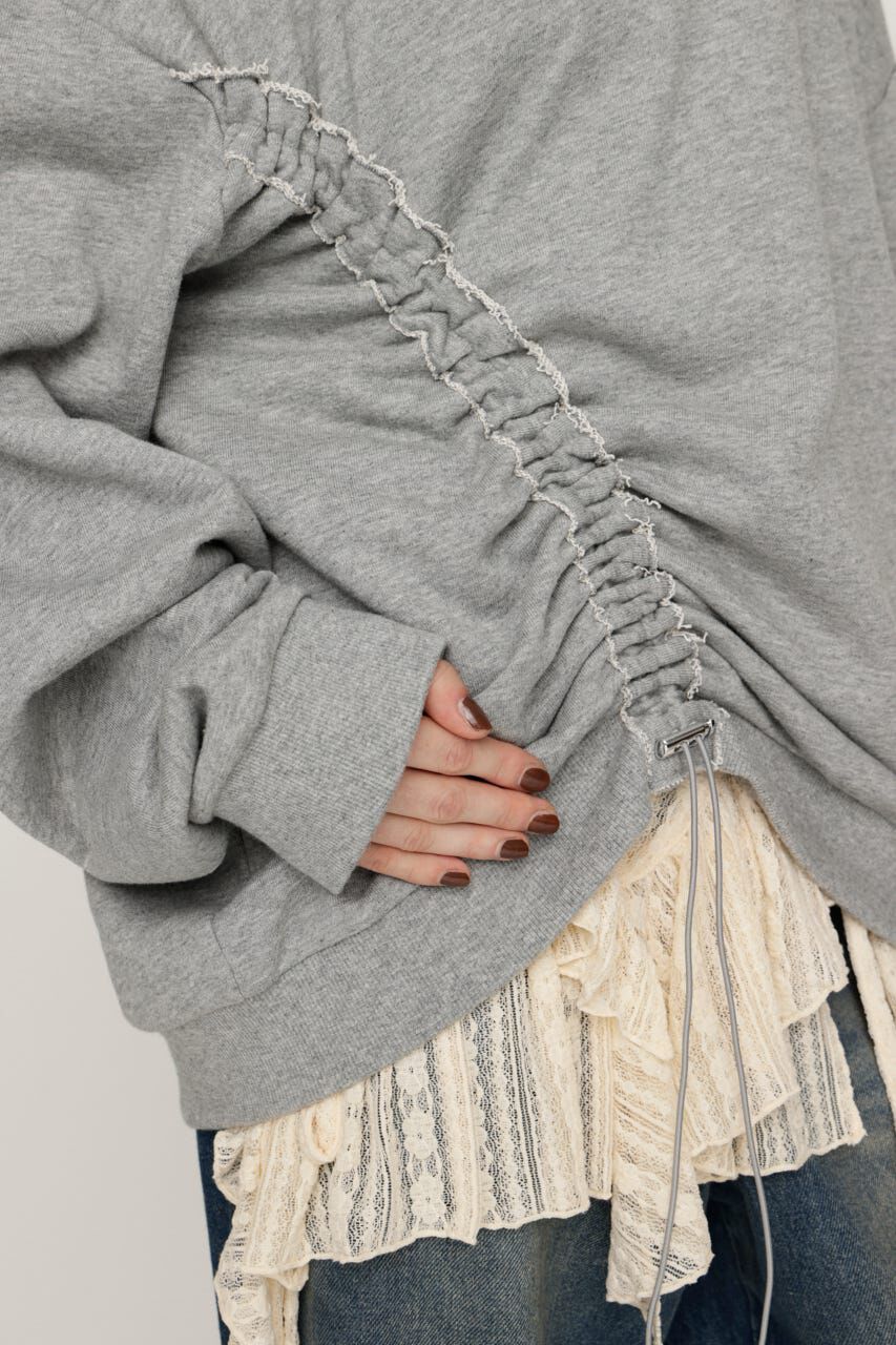 SLY「OPEN SHOULDER SW トップス」|パーカー|