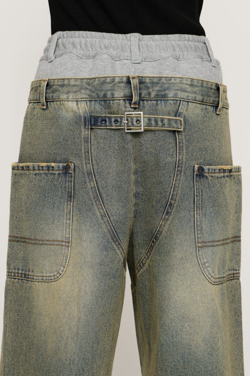 SLY「LAYERED WAIST DOCKING パンツ」|その他|