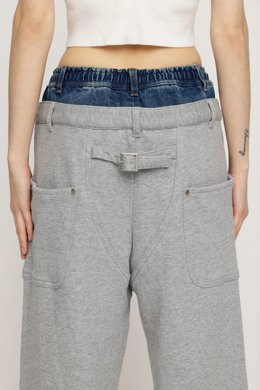 SLY「LAYERED WAIST DOCKING CUT パンツ」|その他|