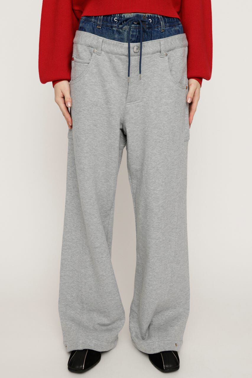 SLY「LAYERED WAIST DOCKING CUT パンツ」|その他|
