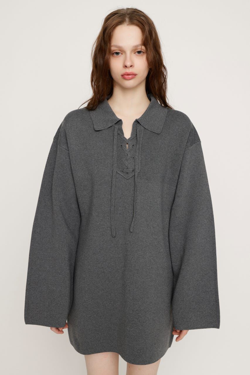 SLY「SKIPPER LACE UP ショートワンピース」|ワンピース|