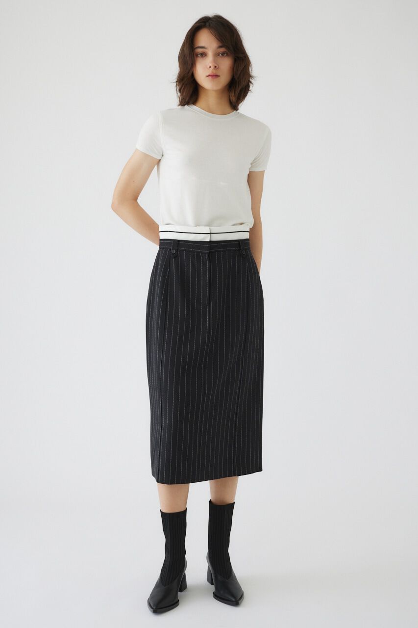 RIM.ARK 「Double waist middle SK」|スカート|