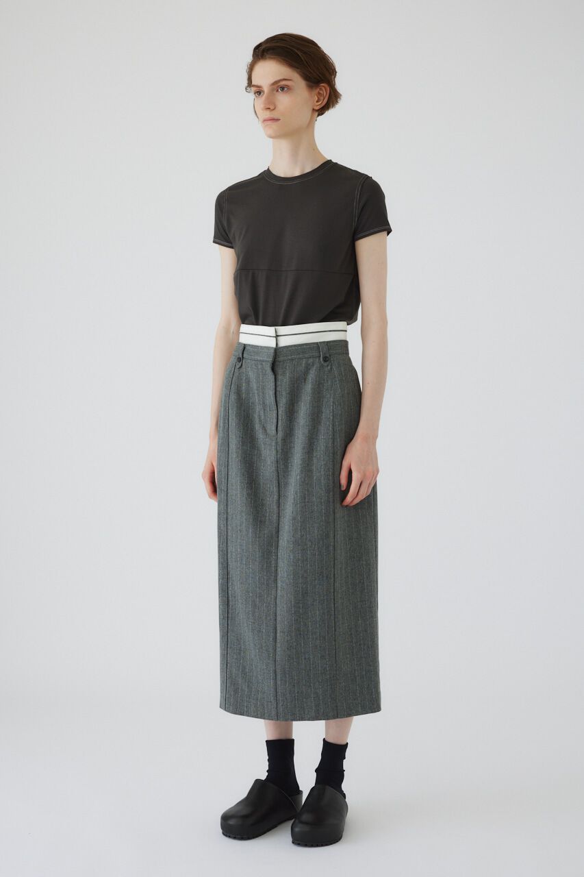 RIM.ARK 「Double waist middle SK」|スカート|