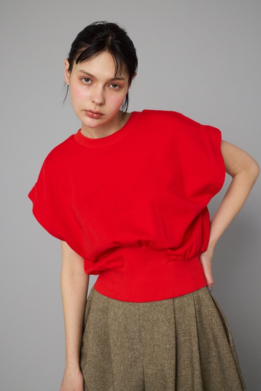 HeRIN.CYE「Box cut vest」|Tシャツ・カットソー|RED