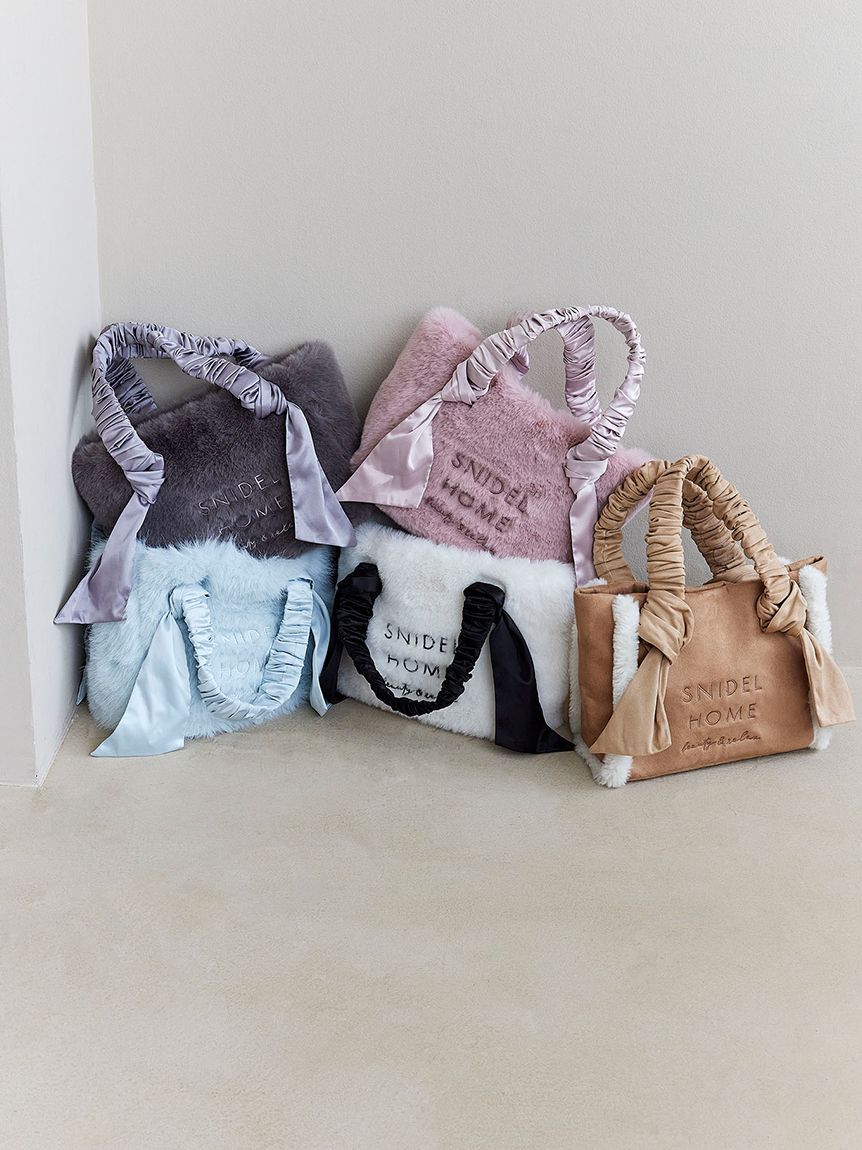 SNIDEL HOME「ファーバッグ」|ハンドバッグ|