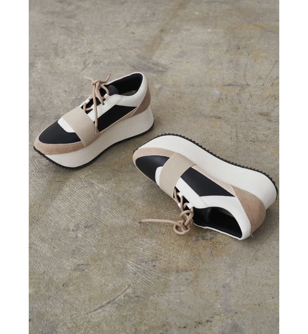 ELENDEEK「LACE UP PLATFORM SOLE SNEAKERS」|スニーカー|