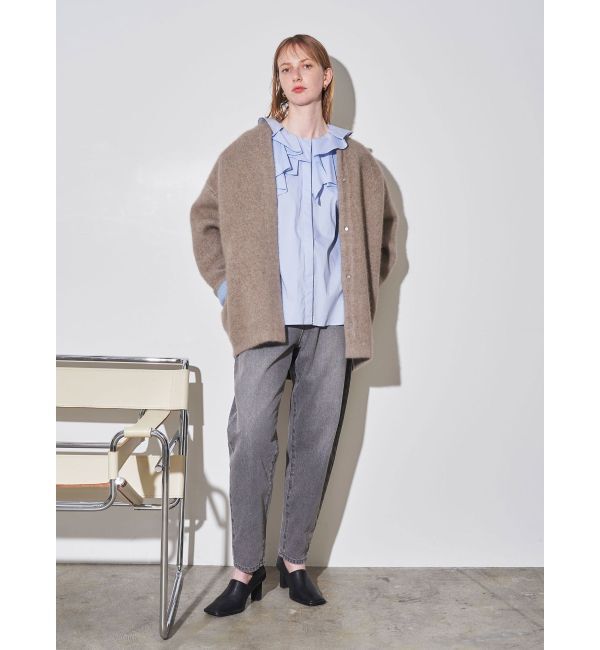 ELENDEEK「CURVE FORM DENIM PT」|デニム|