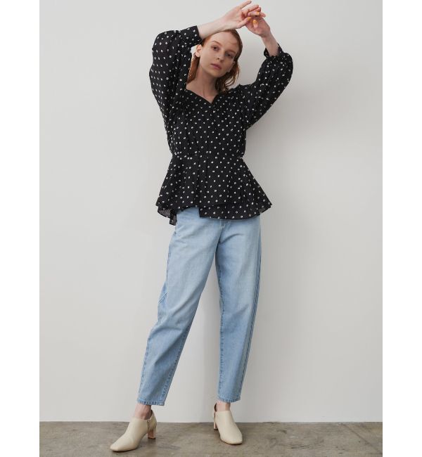 ELENDEEK「CURVE FORM DENIM PT」|デニム|