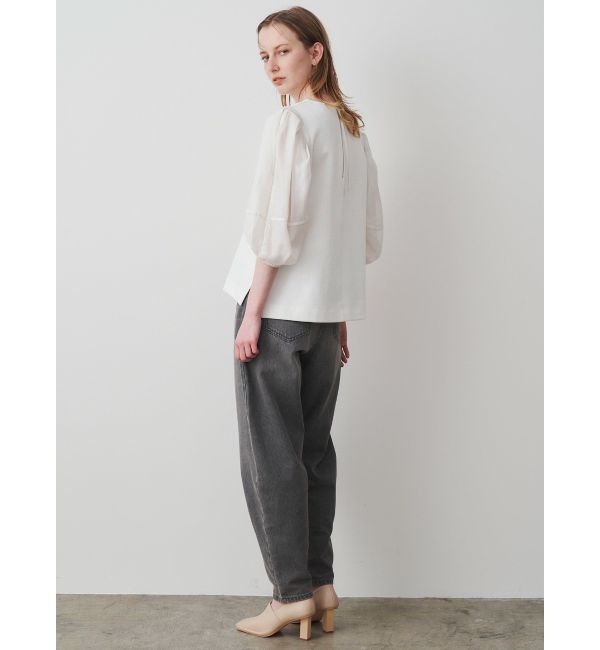 ELENDEEK「CURVE FORM DENIM PT」|デニム|