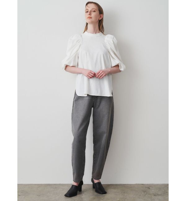 ELENDEEK「CURVE FORM DENIM PT」|デニム|