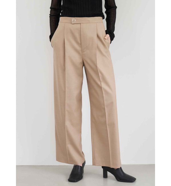 ELENDEEK「RING DOT PIN TUCK PT」|その他|ベージュ