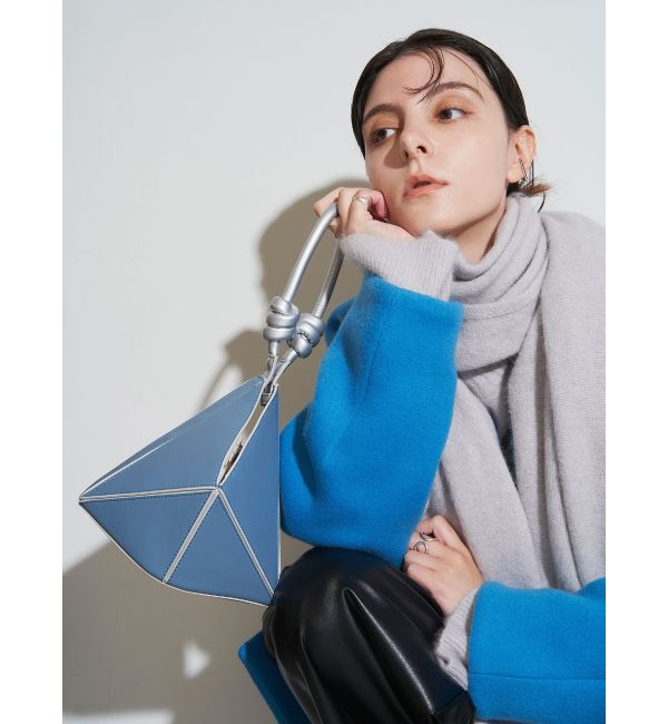 ELENDEEK「FORM SHORT WOOL CT」|ノーカラーコート|