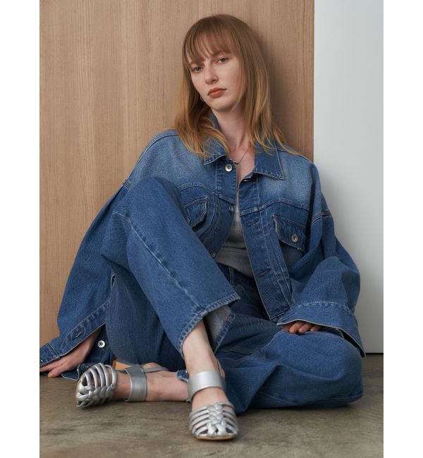 ELENDEEK「WIDE SLEEVE DENIM JK」|デニムジャケット|