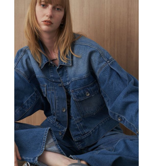 ELENDEEK「WIDE SLEEVE DENIM JK」|デニムジャケット|