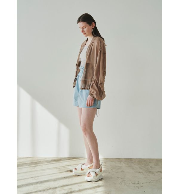 ELENDEEK「BACK CROSS PAD CAMI」|キャミソール|