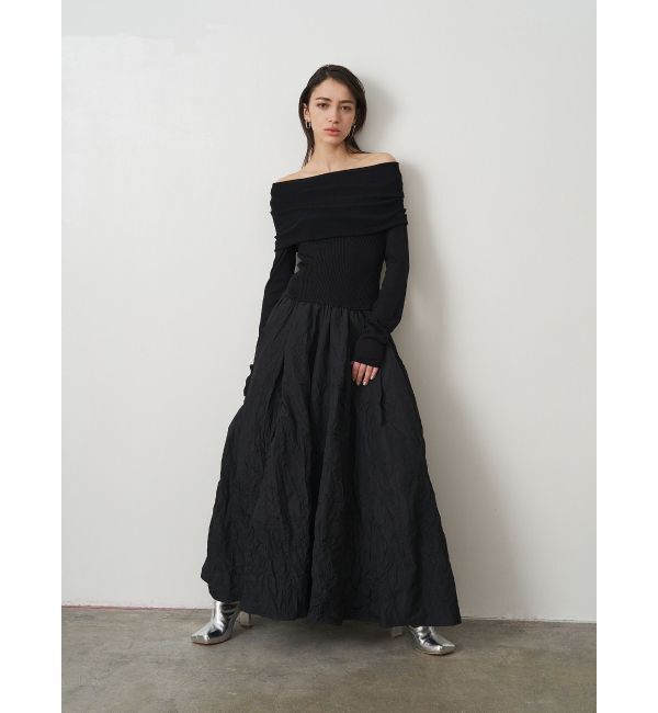 ELENDEEK「SHEER KNIT OFF SHOULDER」|ニット・セーター|