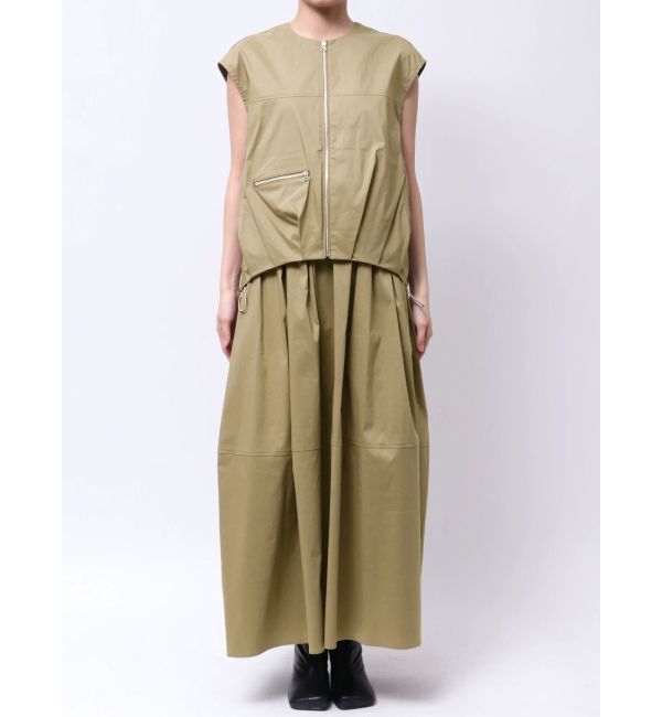 ELENDEEK「ZIP COCOON BL」|シャツ・ブラウス|