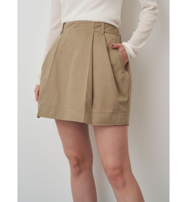 ELENDEEK「CHINO TUCKED SK LAYERED SPT」|その他|ベージュ