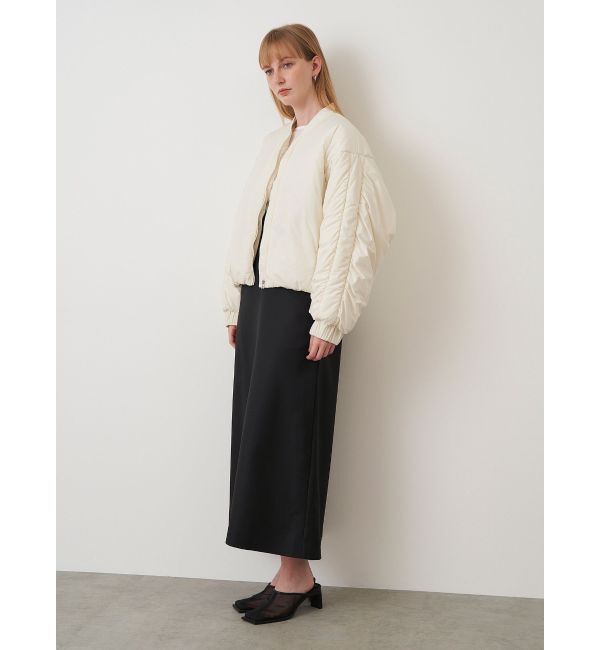 ELENDEEK「PATTED GATHER MA-1 BZ」|ブルゾン・スタジャン|