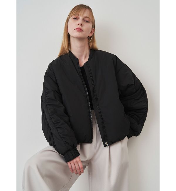 ELENDEEK「PATTED GATHER MA-1 BZ」|ブルゾン・スタジャン|