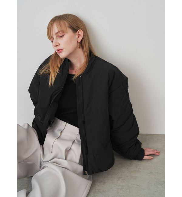 ELENDEEK「PATTED GATHER MA-1 BZ」|ブルゾン・スタジャン|