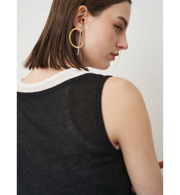 ELENDEEK「SHEER LAYERED TANK」|タンクトップ|