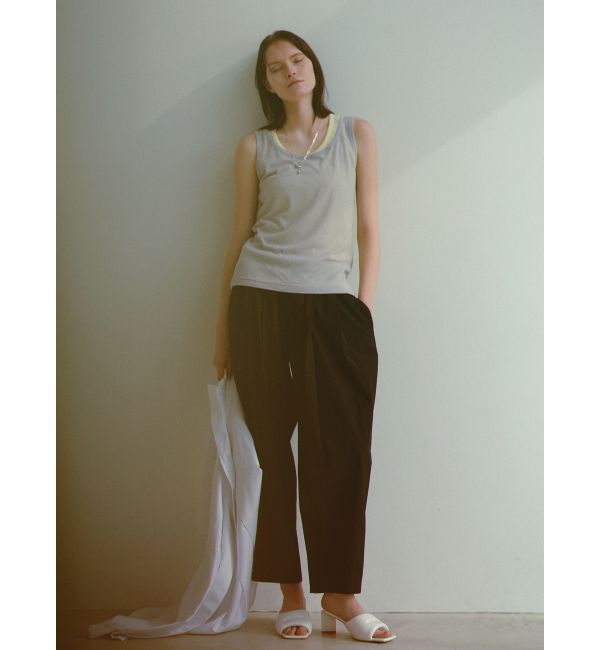 ELENDEEK「SHEER LAYERED TANK」|タンクトップ|