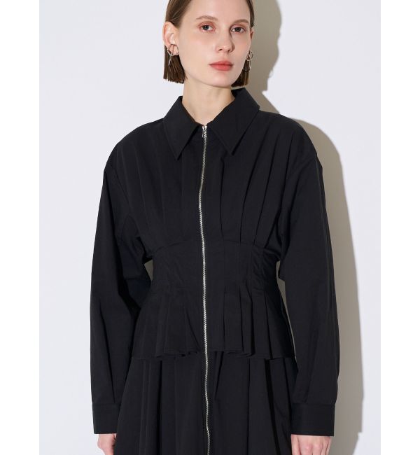 ELENDEEK「CENTER ZIP LAYERD OP」|ワンピース|