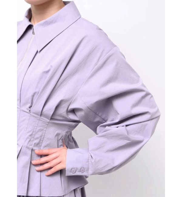 ELENDEEK「CENTER ZIP LAYERD OP」|ワンピース|