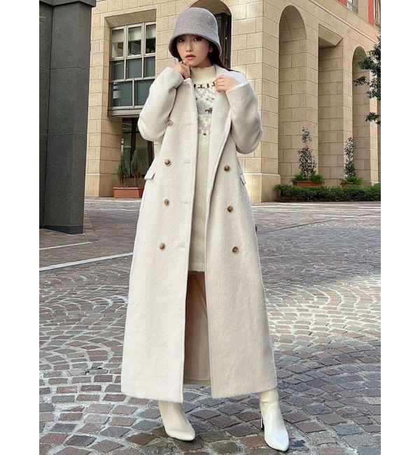 RESEXXY「ステンカラーロングコート」|ステンカラーコート|