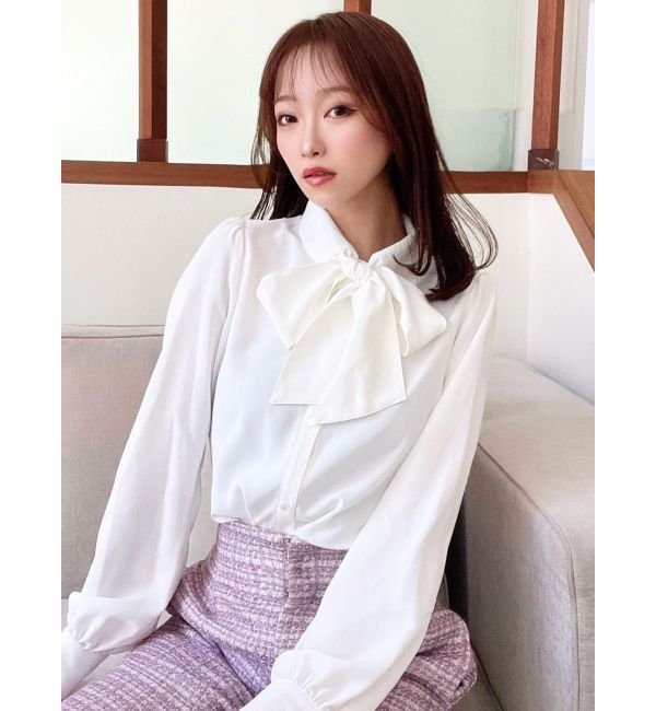 RESEXXY「ボウタイデザインブラウス」|シャツ・ブラウス|