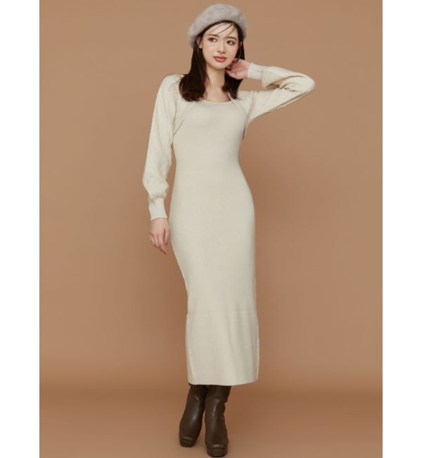 RESEXXY「ボレロライクタイトニットワンピース」|ワンピース|