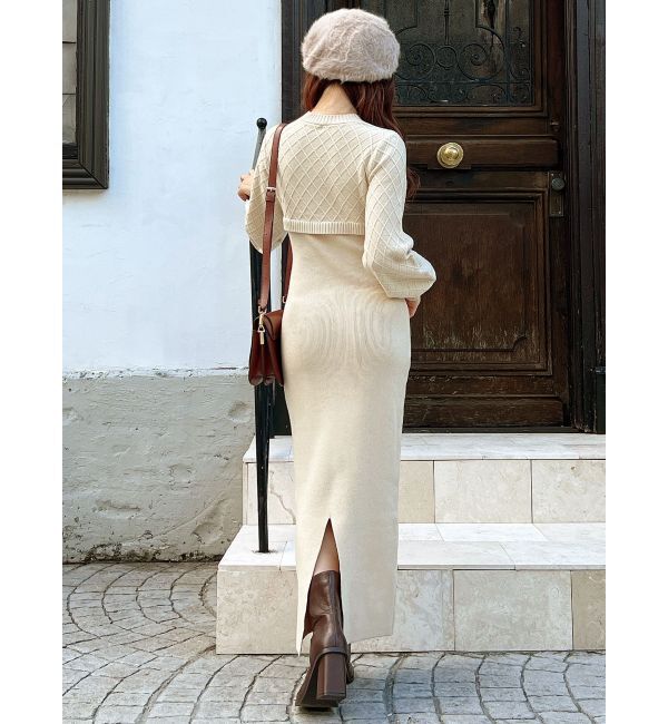 RESEXXY「ボレロライクタイトニットワンピース」|ワンピース|