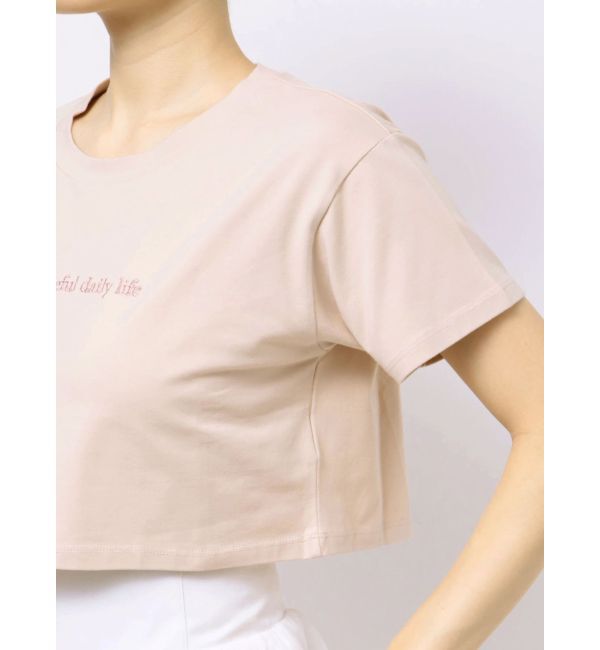 RESEXXY「ロゴ刺繍Tシャツ」|Tシャツ・カットソー|