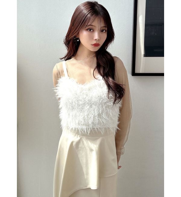 RESEXXY「シャギーニットキャミソール」|キャミソール|