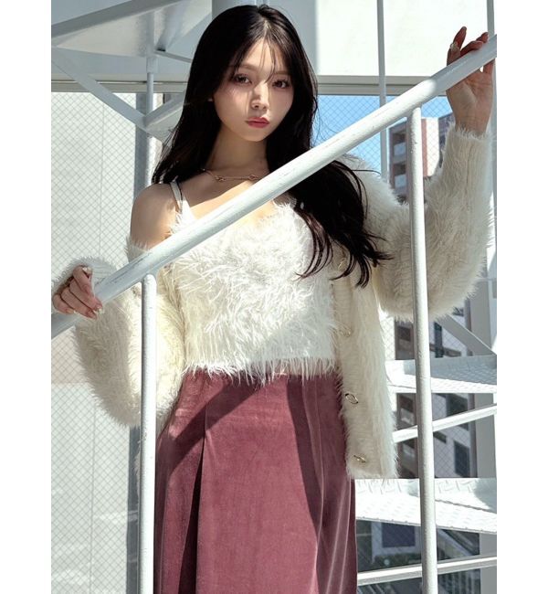 RESEXXY「シャギーニットキャミソール」|キャミソール|