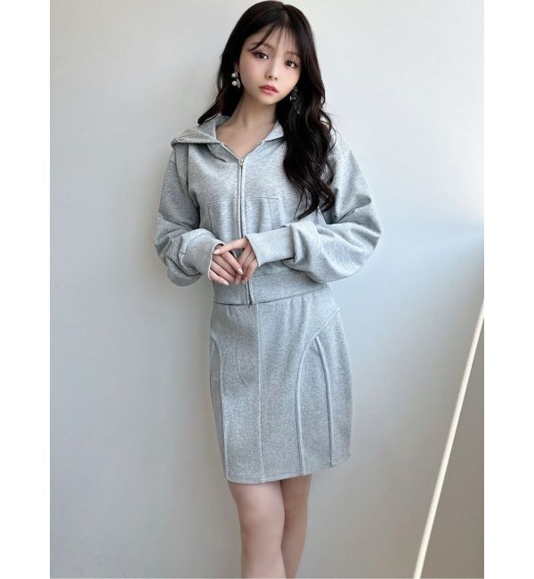 RESEXXY「フロントジップクロップドパーカー【セットアップ着用可能】」|パーカー|