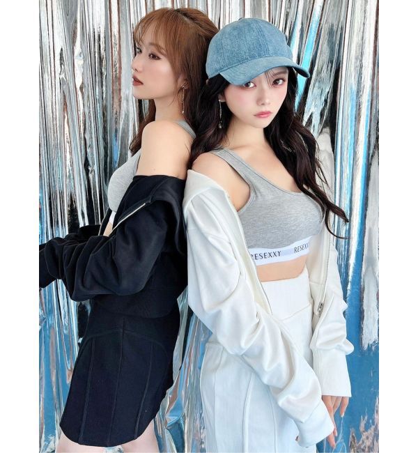 RESEXXY「フロントジップクロップドパーカー【セットアップ着用可能】」|パーカー|