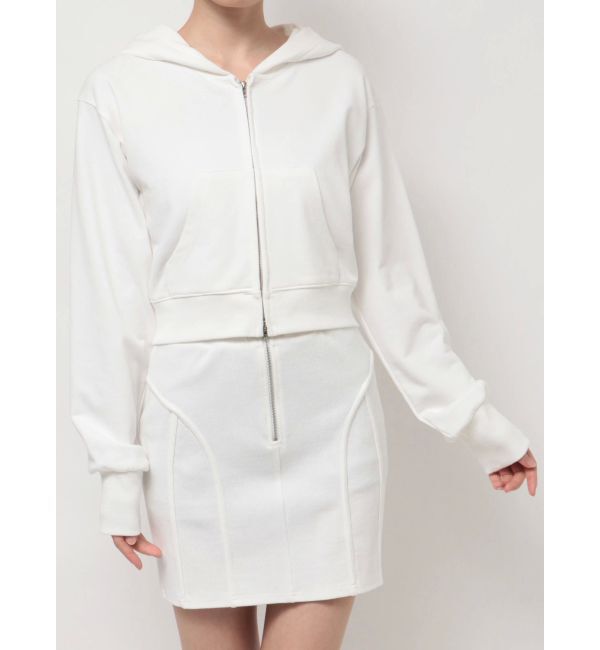 RESEXXY「フロントジップクロップドパーカー【セットアップ着用可能】」|パーカー|