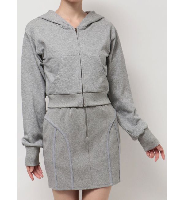 RESEXXY「フロントジップクロップドパーカー【セットアップ着用可能】」|パーカー|