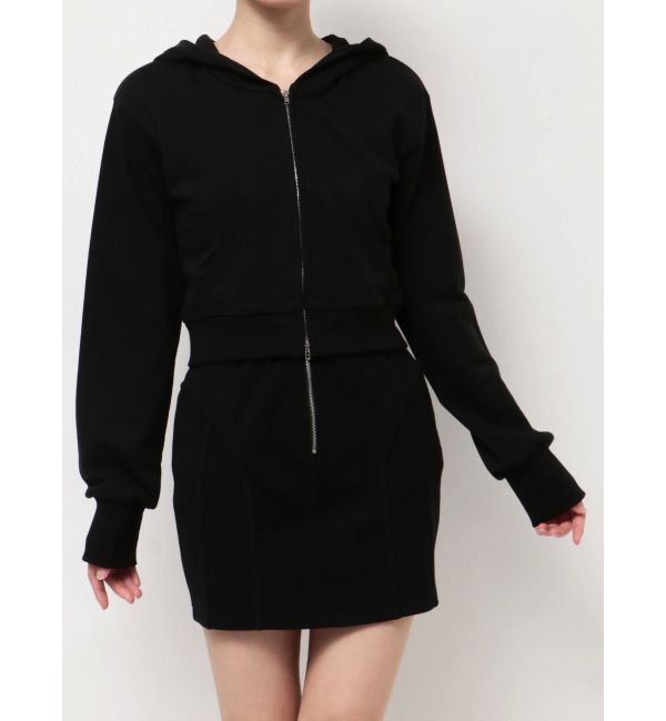 RESEXXY「フロントジップクロップドパーカー【セットアップ着用可能】」|パーカー|