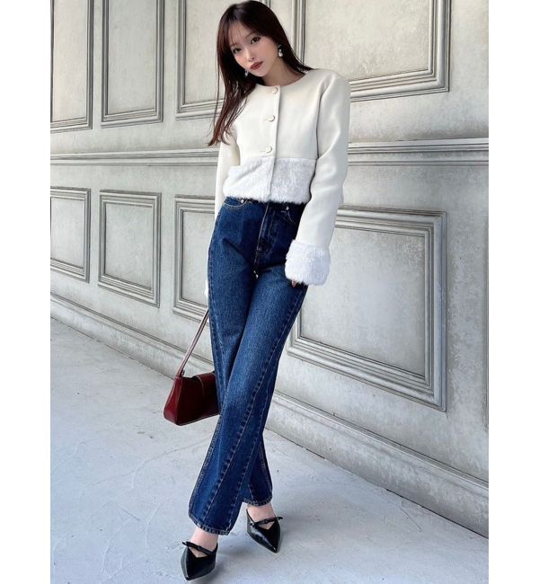 RESEXXY「ヘムファーシャイニーブルゾン」|ブルゾン・スタジャン|