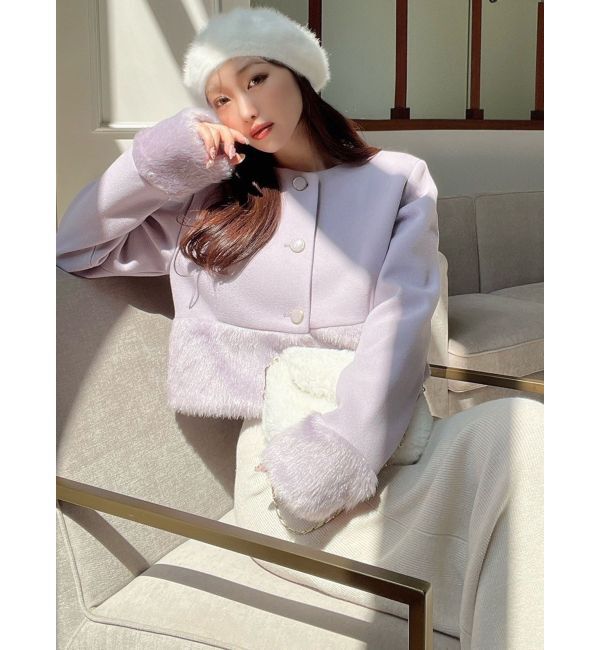 RESEXXY「ヘムファーシャイニーブルゾン」|ブルゾン・スタジャン|