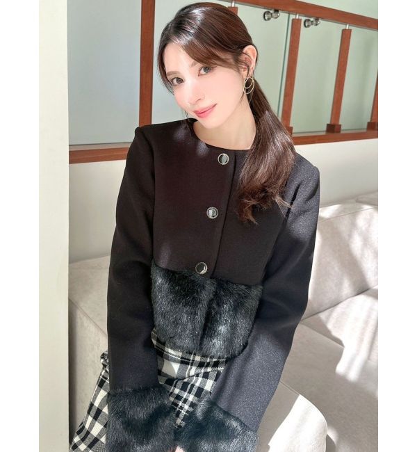 RESEXXY「ヘムファーシャイニーブルゾン」|ブルゾン・スタジャン|