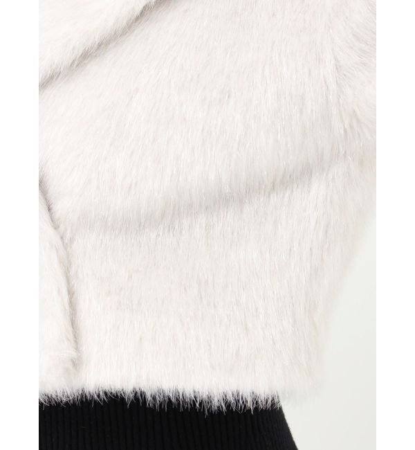 RESEXXY「シャイニーファークロップドブルゾン」|ブルゾン・スタジャン|