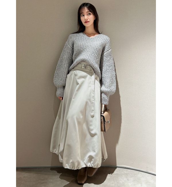 dazzlin「ブレンドカラークロップドニットトップス」|ニット・セーター|