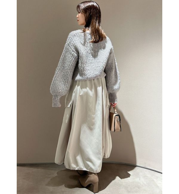 dazzlin「ブレンドカラークロップドニットトップス」|ニット・セーター|